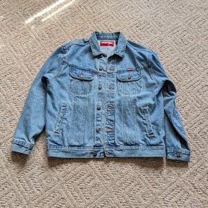 Wrangler Retro Vintage Style Denim Trucker Jean Jacket Western